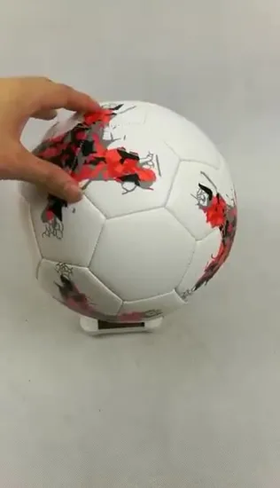 Promotional Soccer Ball Machine Stitched Football PU Leather Material Soccer Ball