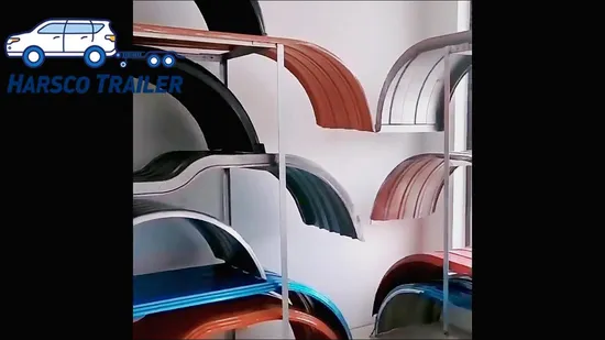 10" Plastic Mudguard for Trailer Wheels Hot Sale