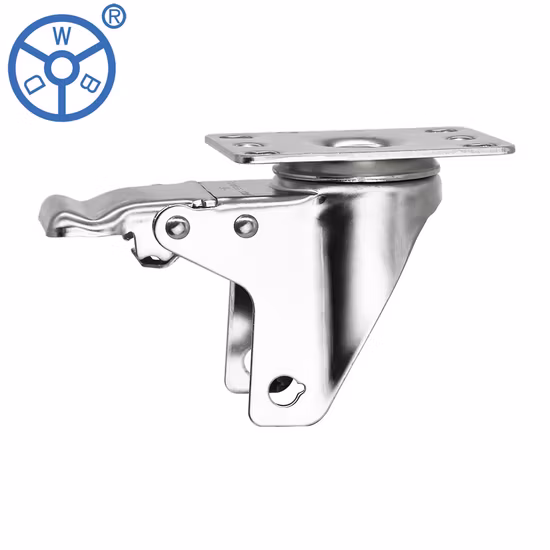 Furniture Fittings Plastic Furniture Heavy Duty 3 Inch Wheel Caster Dia25 Rod&iacute; Zios Bracket Fixed Caster Wheel