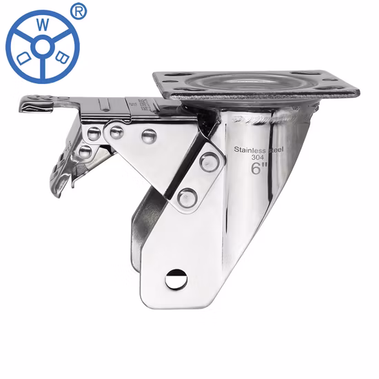 Furniture Fittings Plastic Furniture Heavy Duty 3 Inch Wheel Caster Dia25 Rod&iacute; Zios Bracket Fixed Caster Wheel